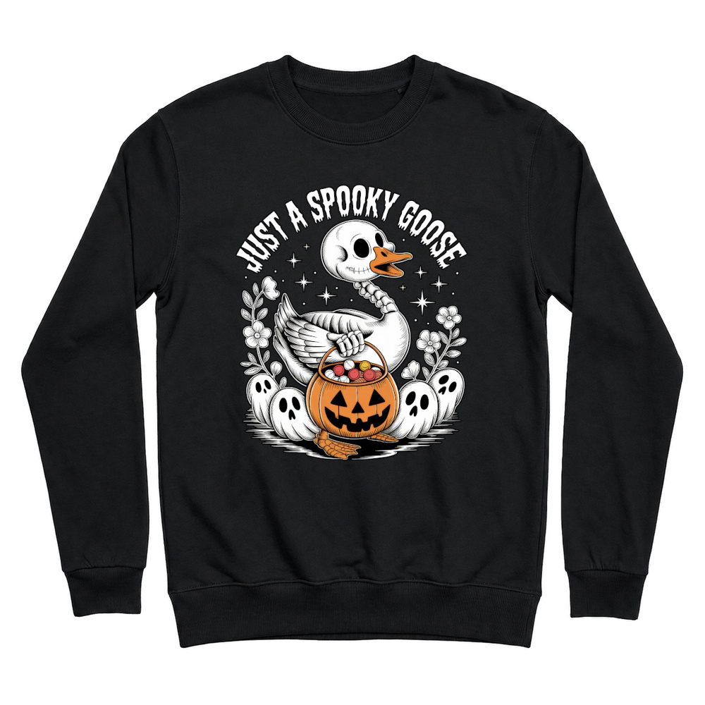 Product just a spooky goose halloween Unisex Sweatshirt