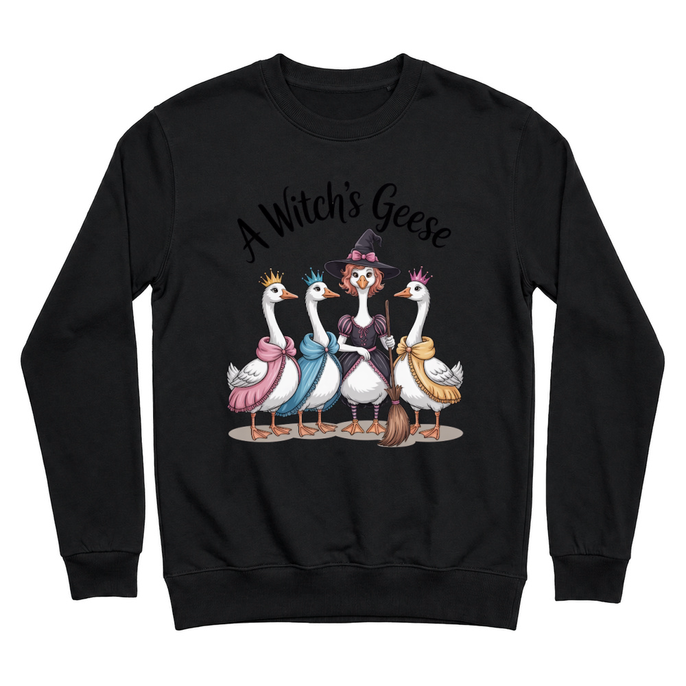 Product a witch's geese halloween Unisex Sweatshirt