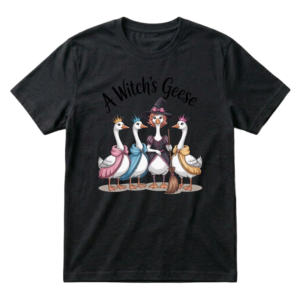 Product a witch's geese halloween T-Shirt