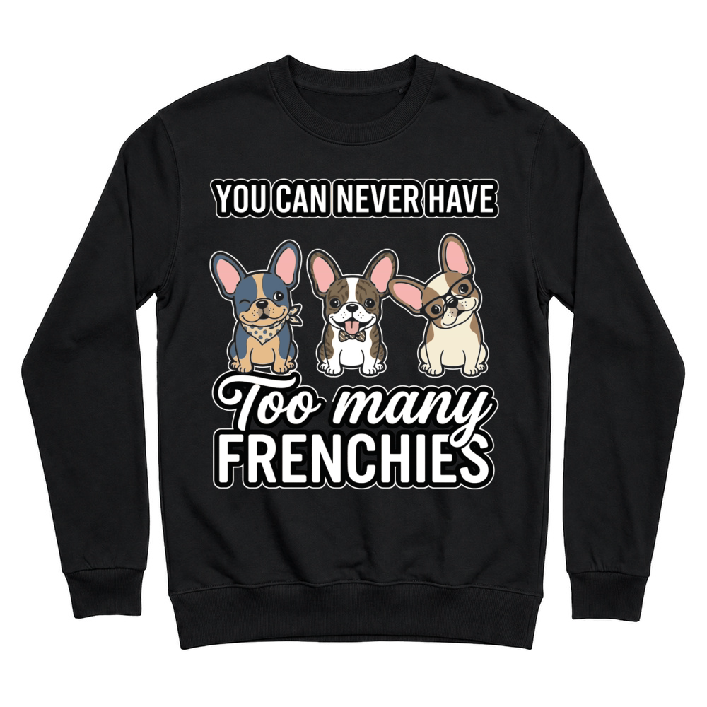 Product Frenchies Dog French Bulldog Cartoon Unisex Sweatshirt