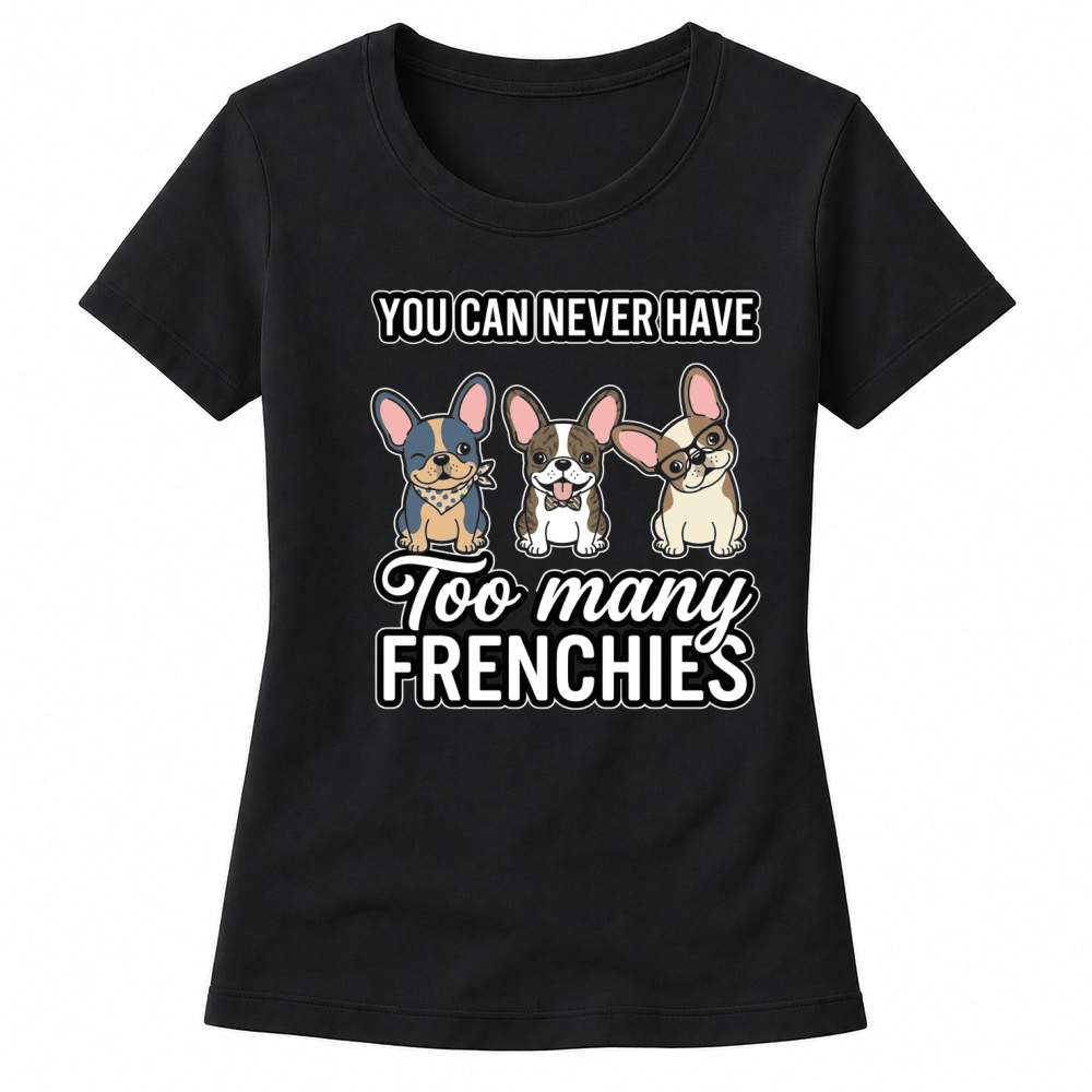 Product Frenchies Dog French Bulldog Cartoon Women's T-shirts