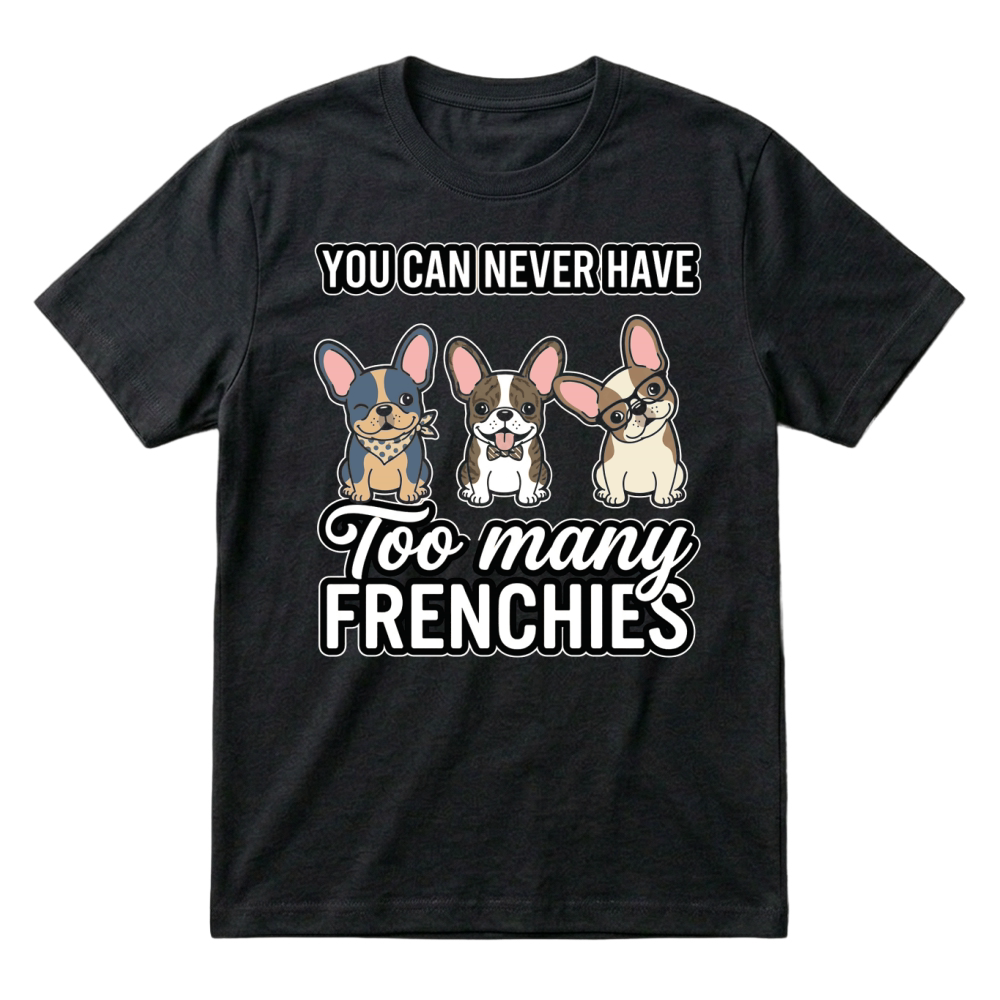 Product Frenchies Dog French Bulldog Cartoon T-Shirt