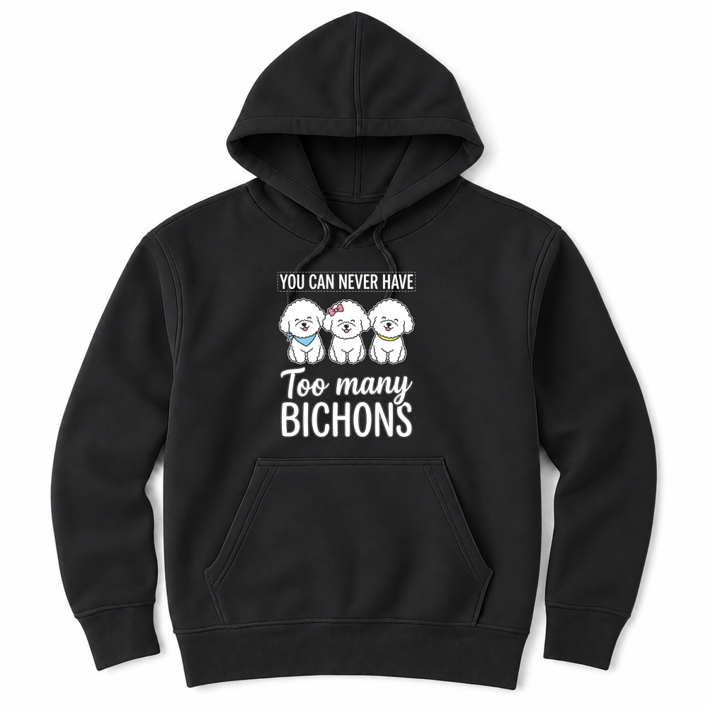 Product Bichons Dogs Cute Cartoon Pets Unisex Hoodie