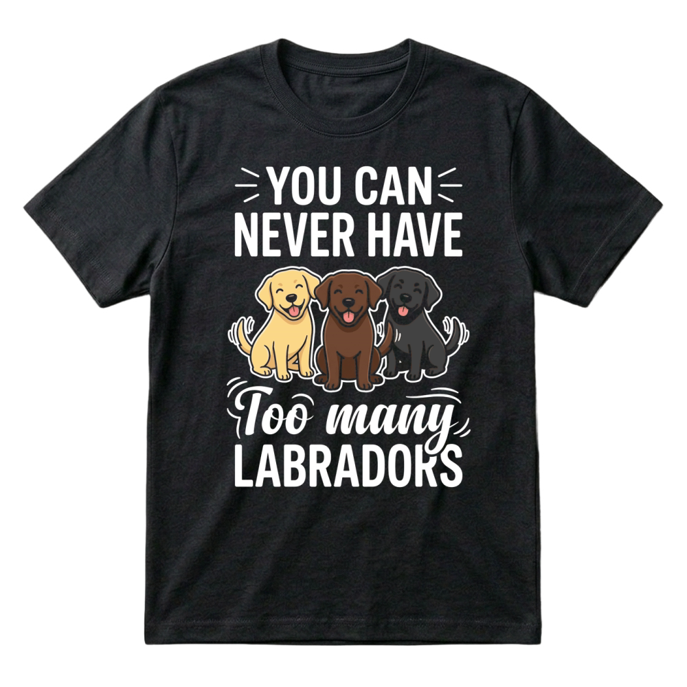 Product Labradors Dogs Pets Humor Canine T-Shirt