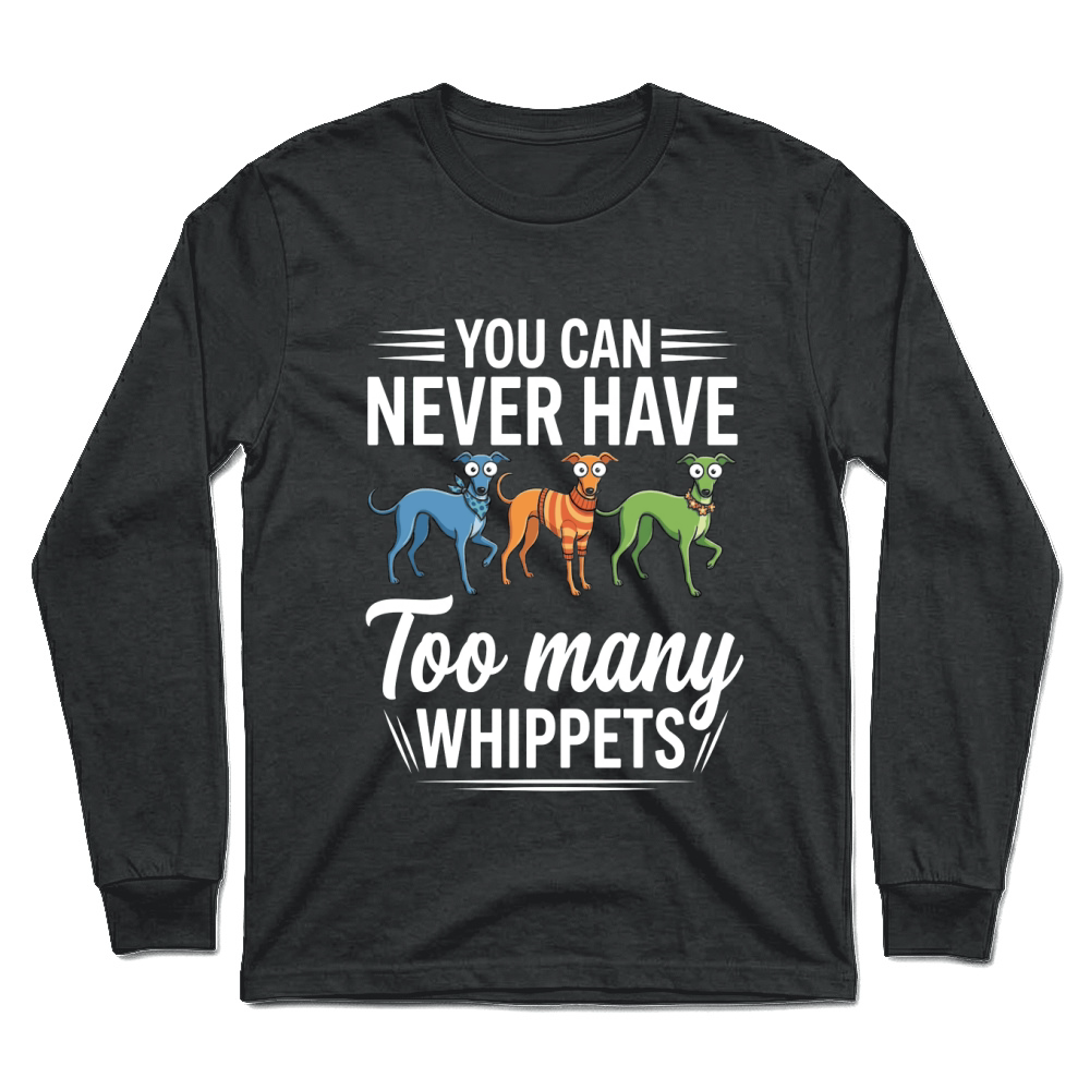 Product Whippets Dogs Canine Pets Cartoon Unisex Longsleeve