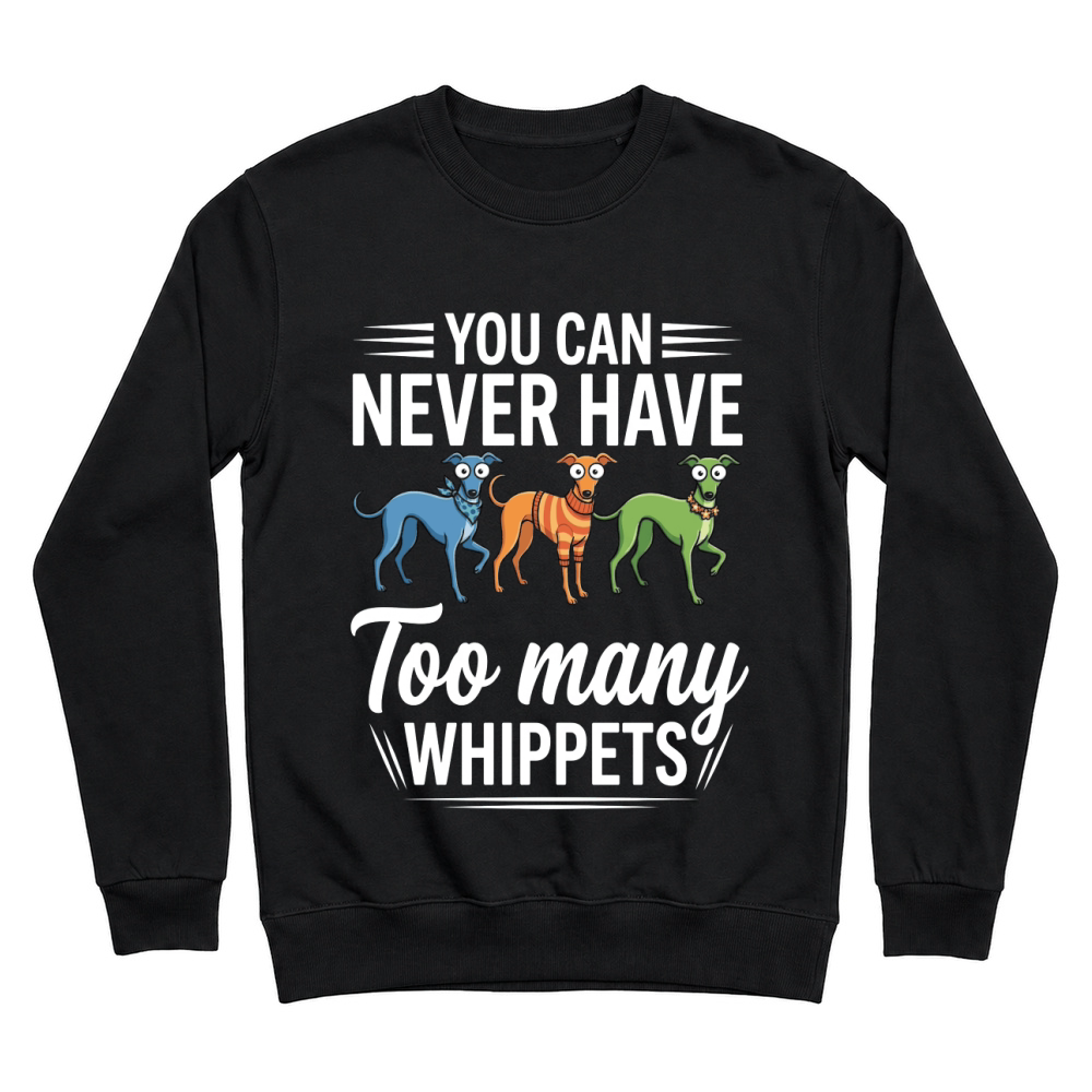 Product Whippets Dogs Canine Pets Cartoon Unisex Sweatshirt