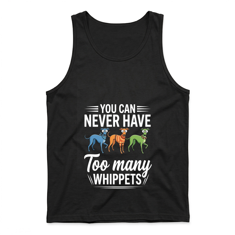 Product Whippets Dogs Canine Pets Cartoon Tank Top