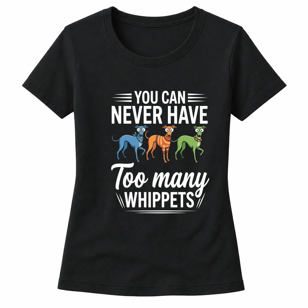 Product Whippets Dogs Canine Pets Cartoon Women's T-shirts