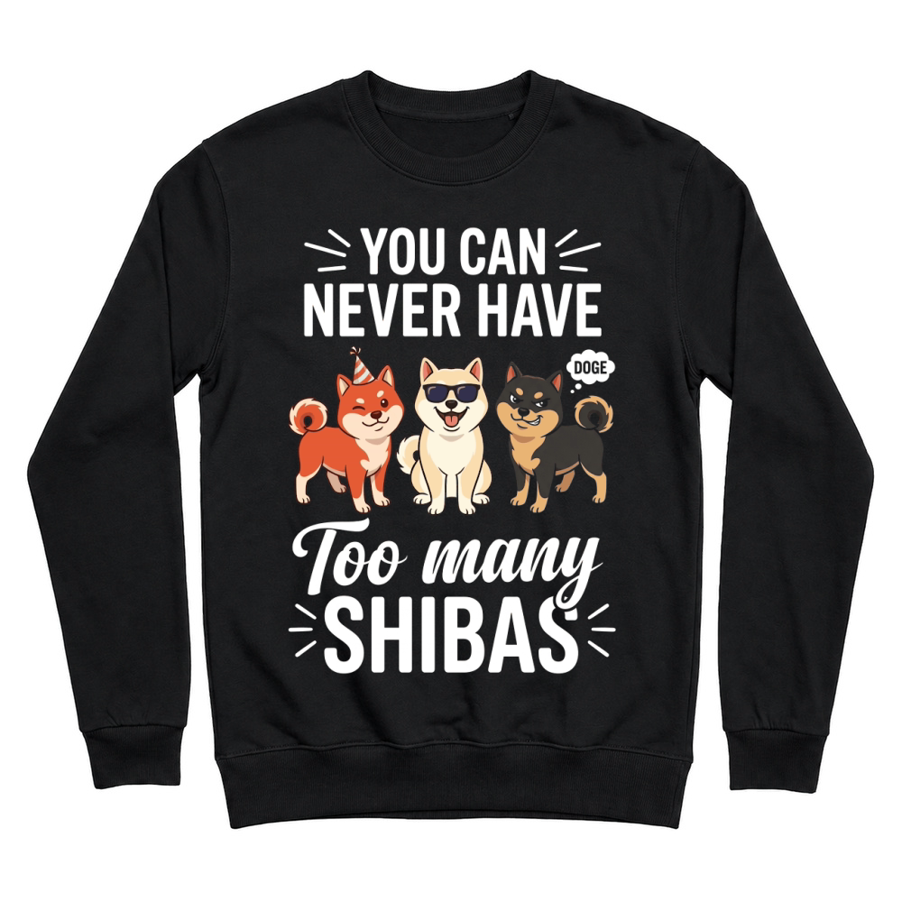 Product Shiba Doge Dog Cartoon Cute Unisex Sweatshirt
