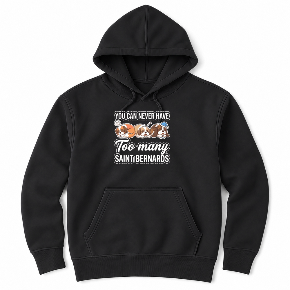 Product Saint Bernards Dogs Cute Sleeping Unisex Hoodie