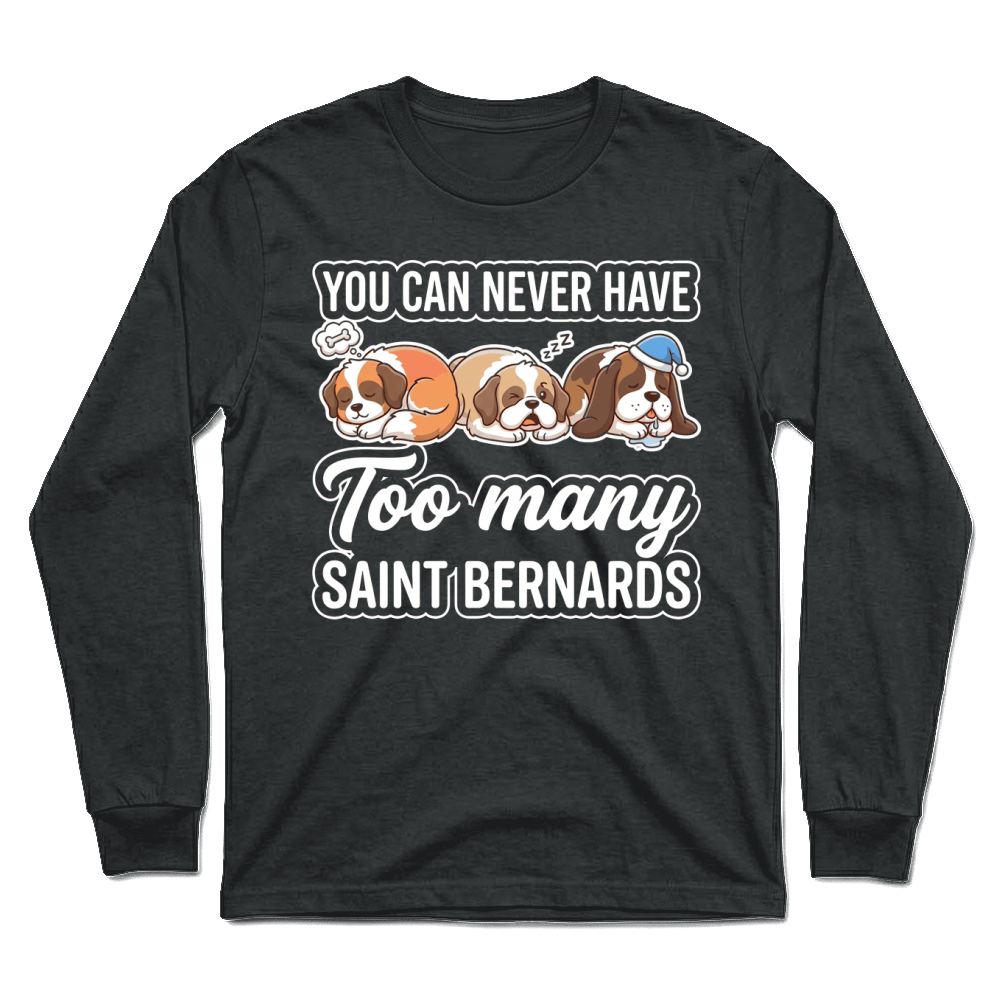 Product Saint Bernards Dogs Cute Sleeping Unisex Longsleeve