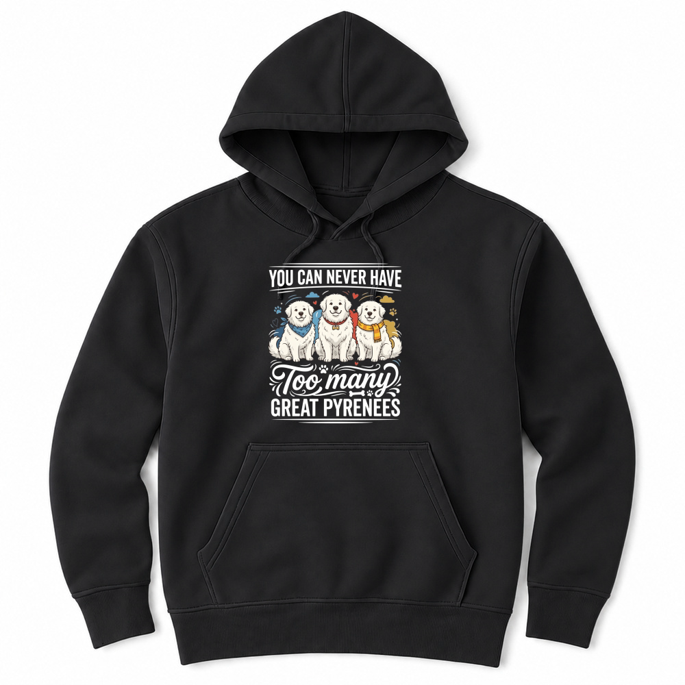 Product Great Pyrenees Dogs Pets Fluffy Unisex Hoodie