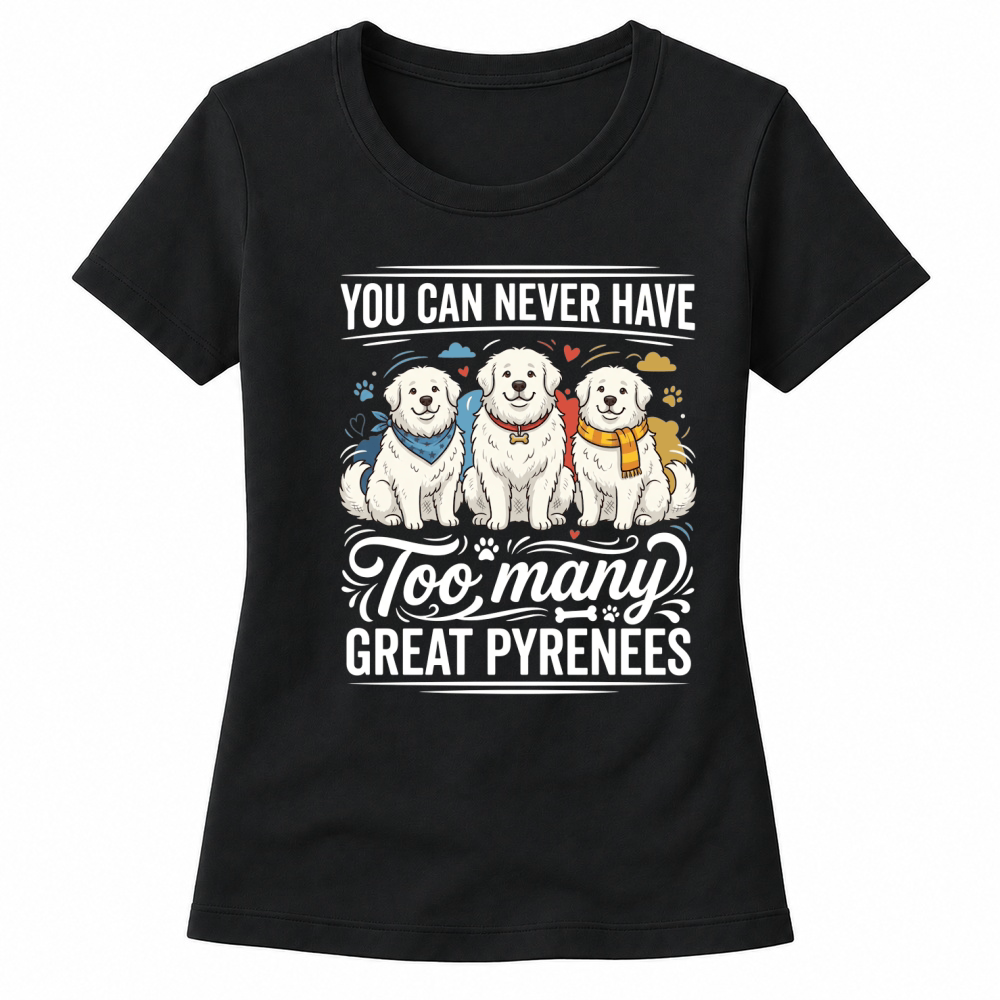 Product Great Pyrenees Dogs Pets Fluffy Women's T-shirts