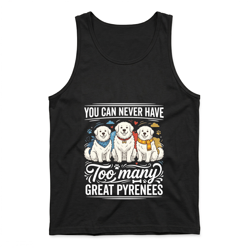 Product Great Pyrenees Dogs Pets Fluffy Tank Top