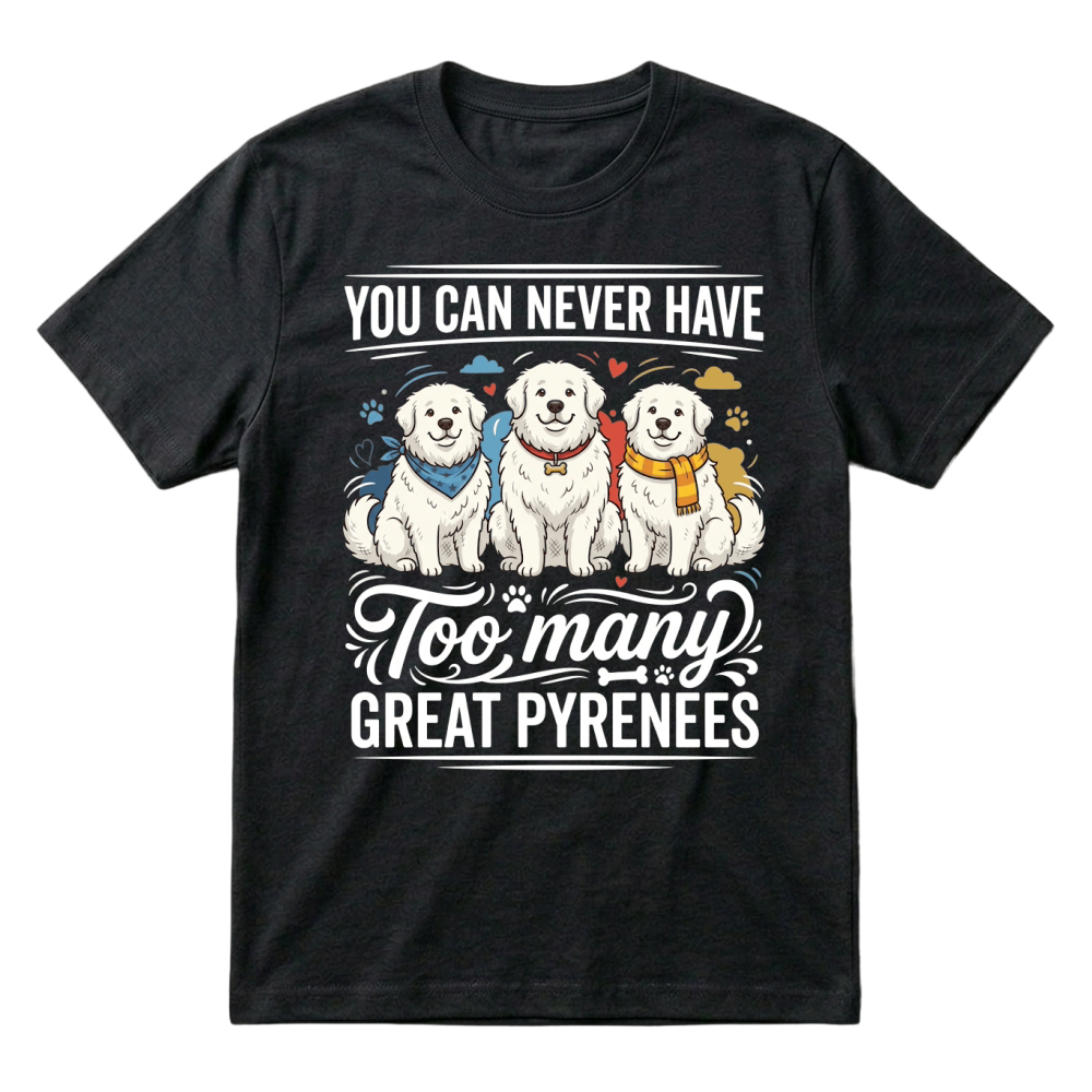 Product Great Pyrenees Dogs Pets Fluffy T-Shirt