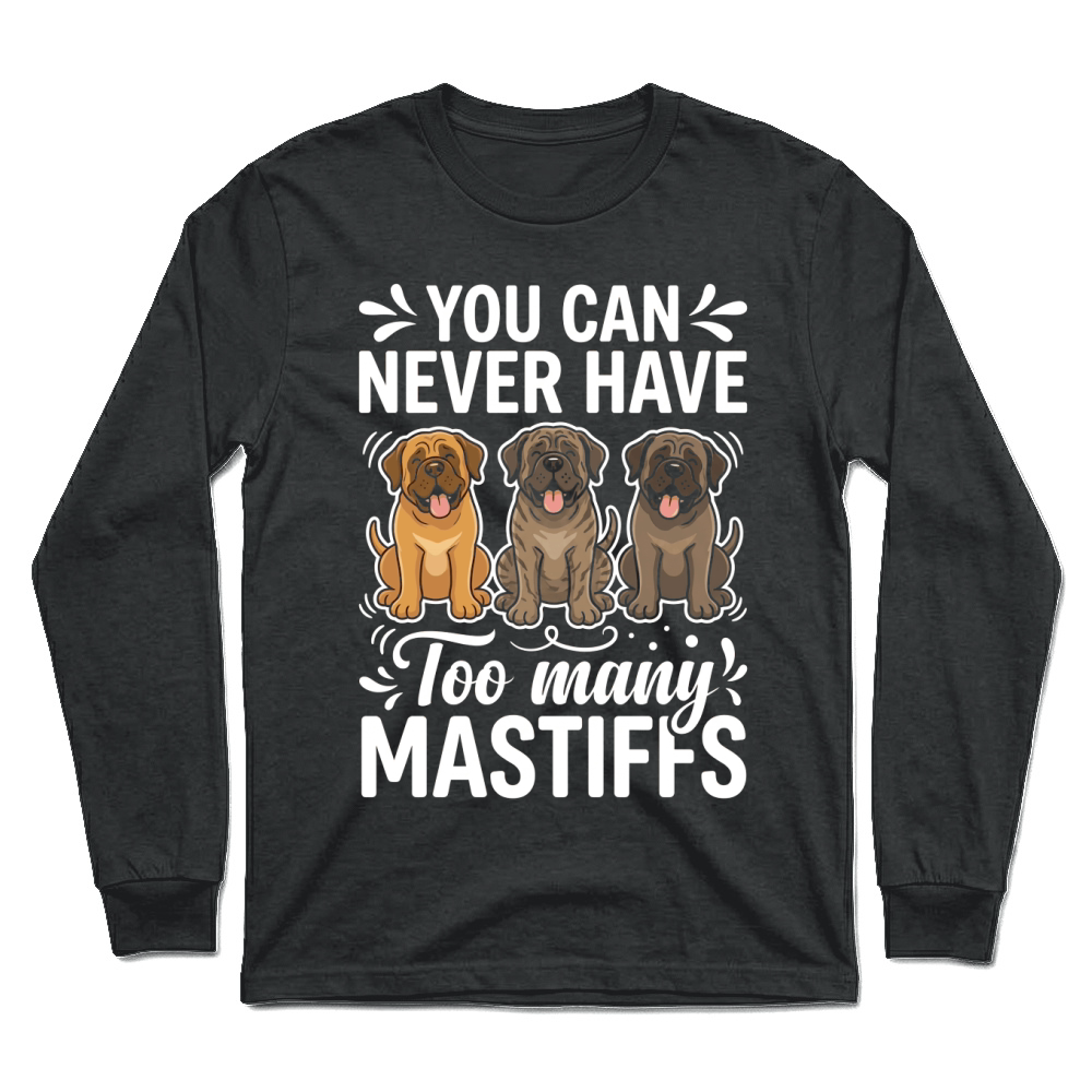 Product Mastiff Dog Pets Puppies Canine Unisex Longsleeve