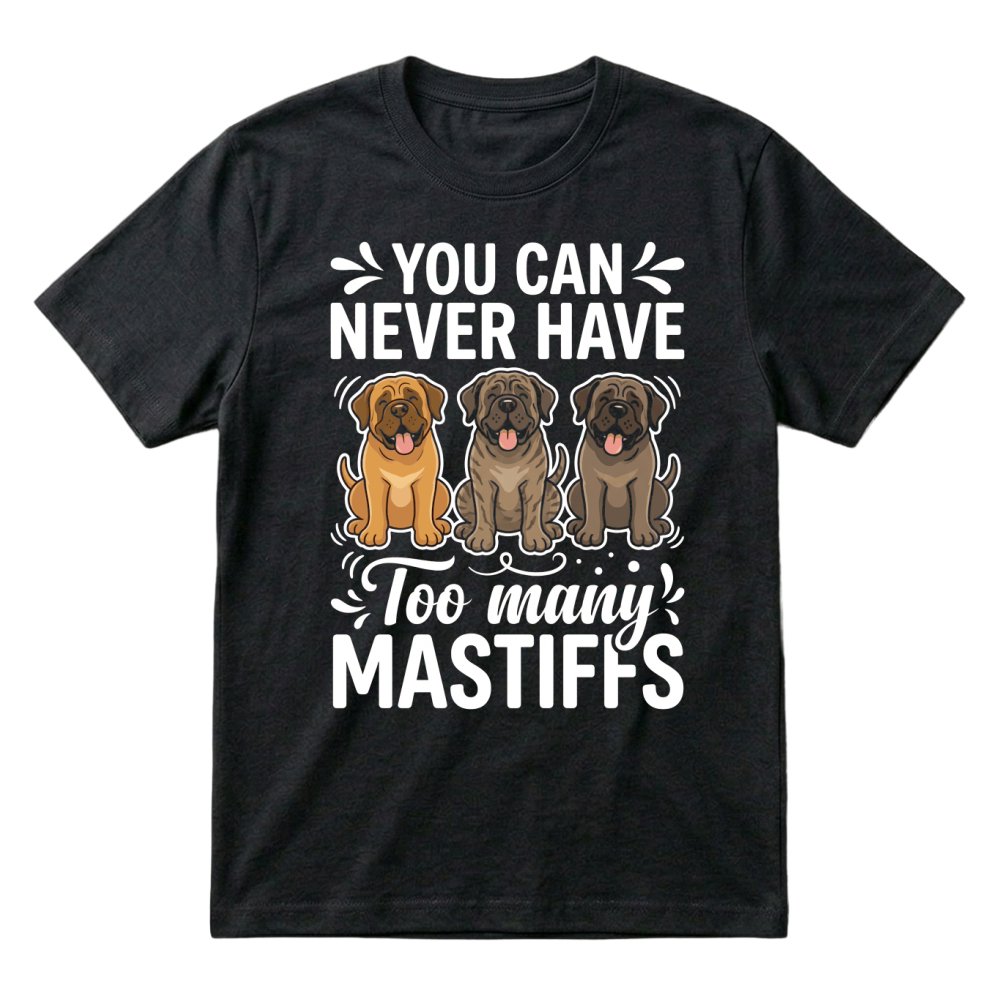 Product Mastiff Dog Pets Puppies Canine T-Shirt