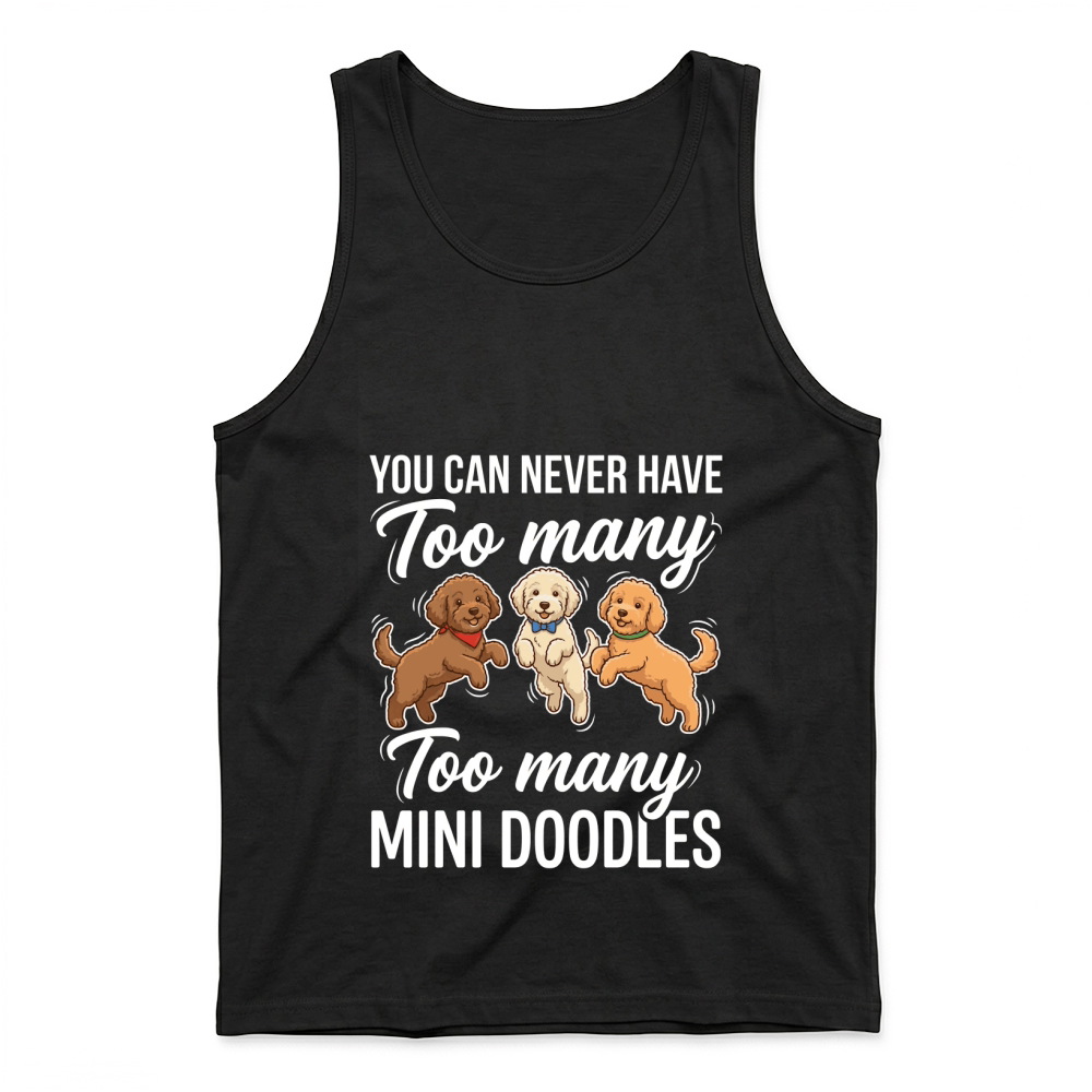 Product Mini Doodles Dog Cute Pets Tank Top