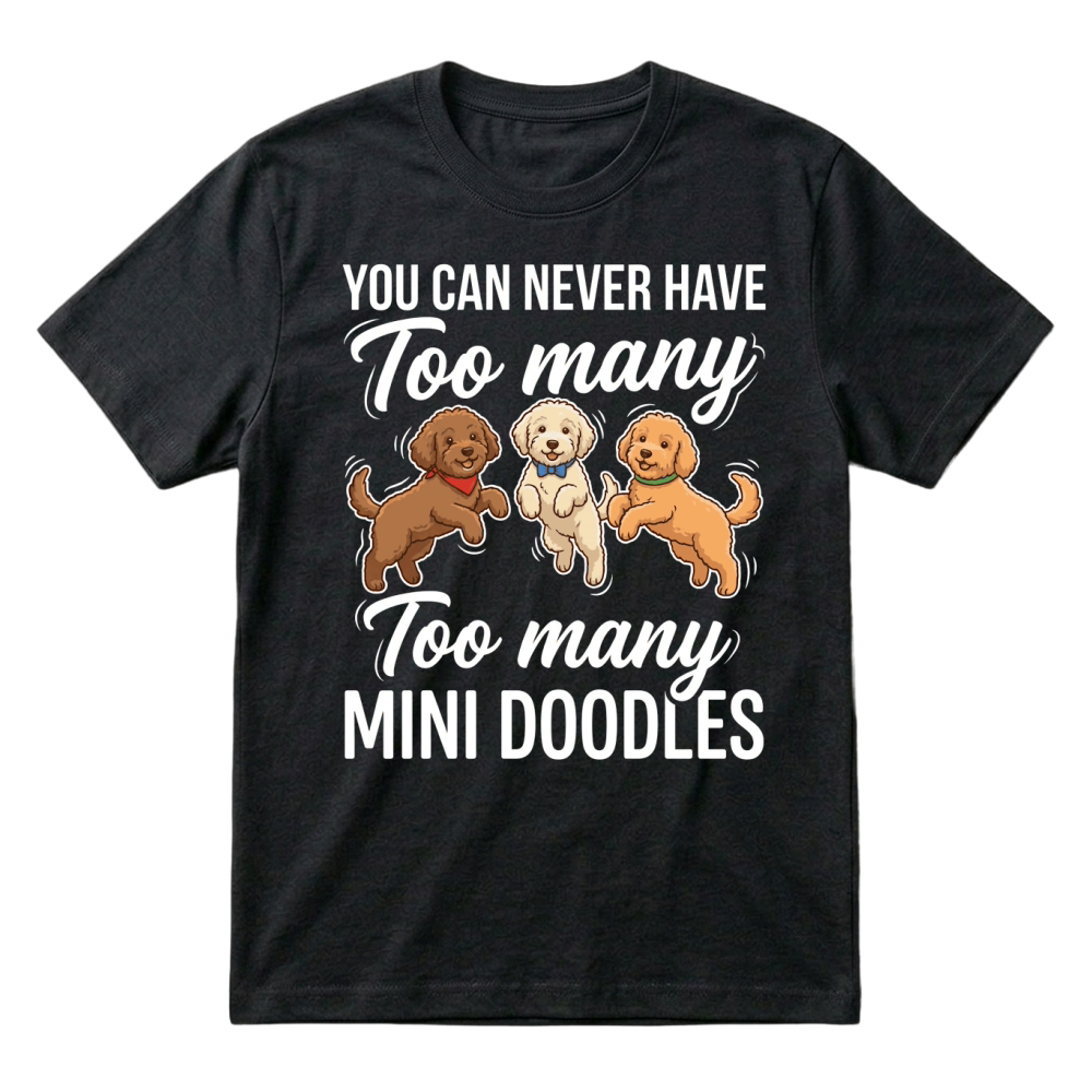 Product Mini Doodles Dog Cute Pets T-Shirt