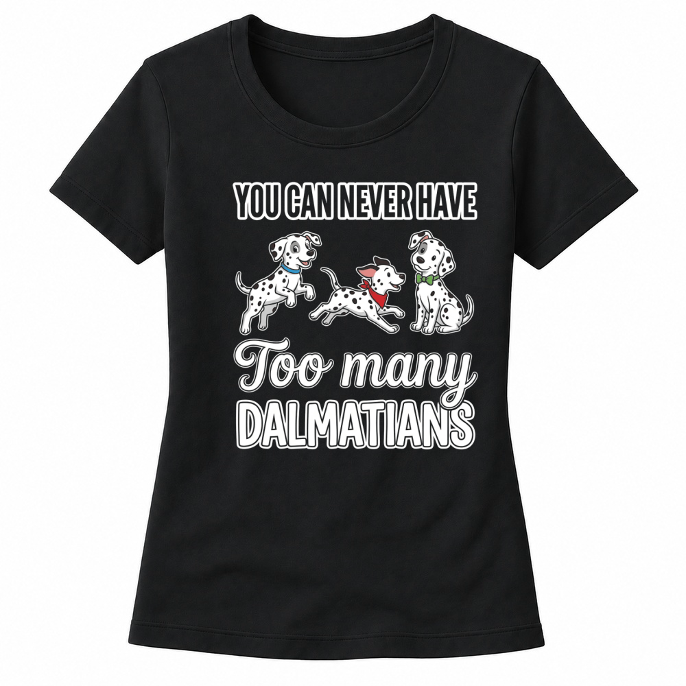 Product Puppies Dalmatians Dogs Canines Cartoon Women's T-shirts