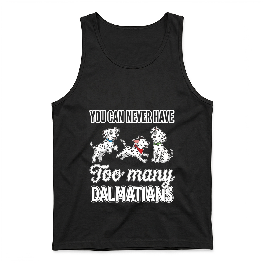 Product Puppies Dalmatians Dogs Canines Cartoon Tank Top