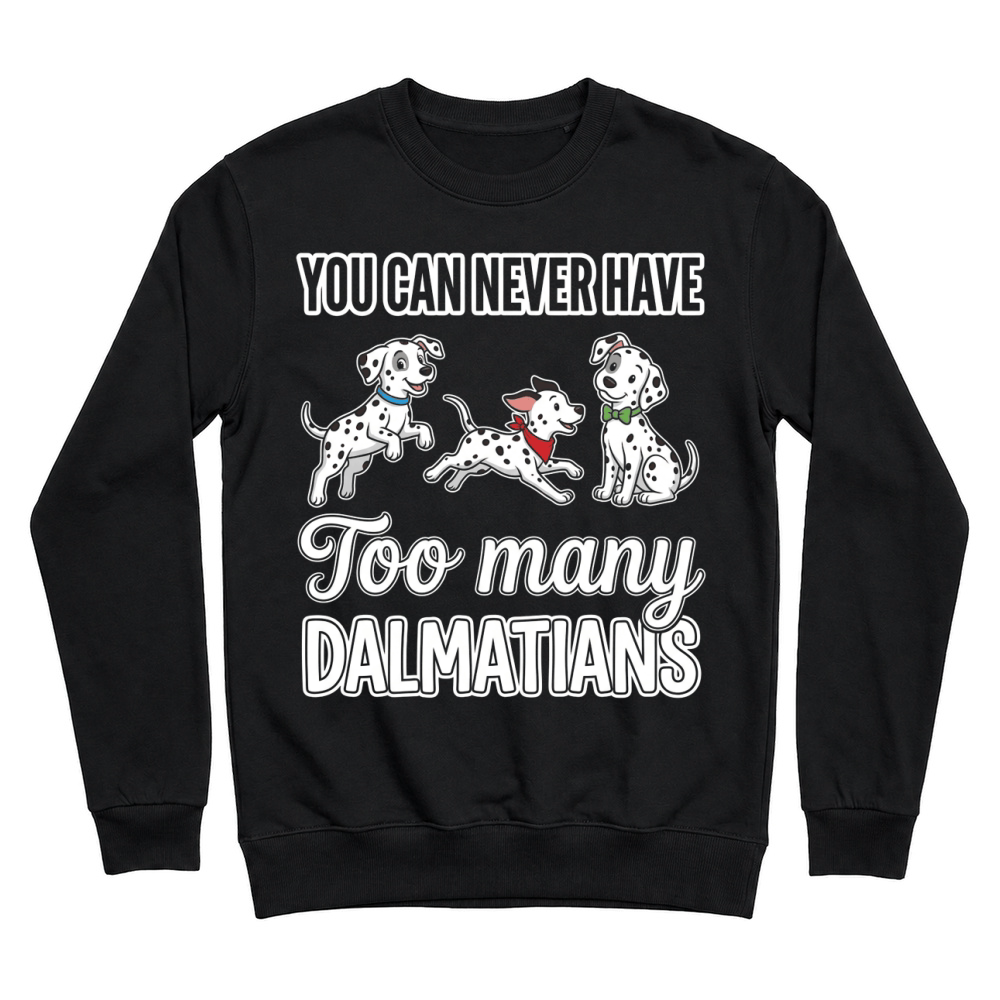 Product Puppies Dalmatians Dogs Canines Cartoon Unisex Sweatshirt