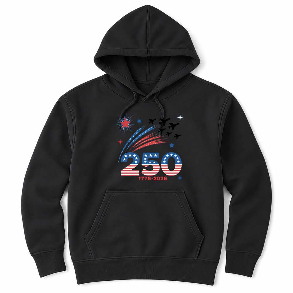 Product 250 Years Anniversary 1776 2026 Unisex Hoodie