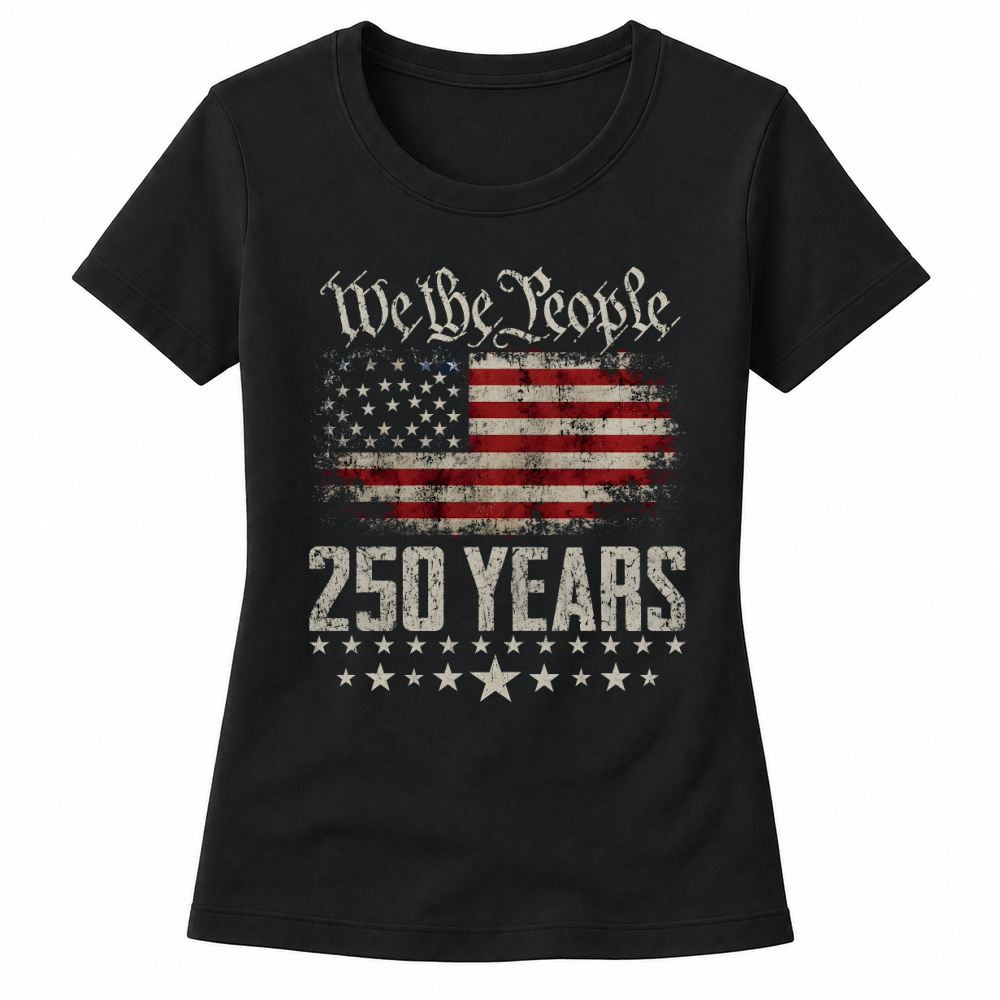 Product We the People 250 Years Flag Women's T-shirts
