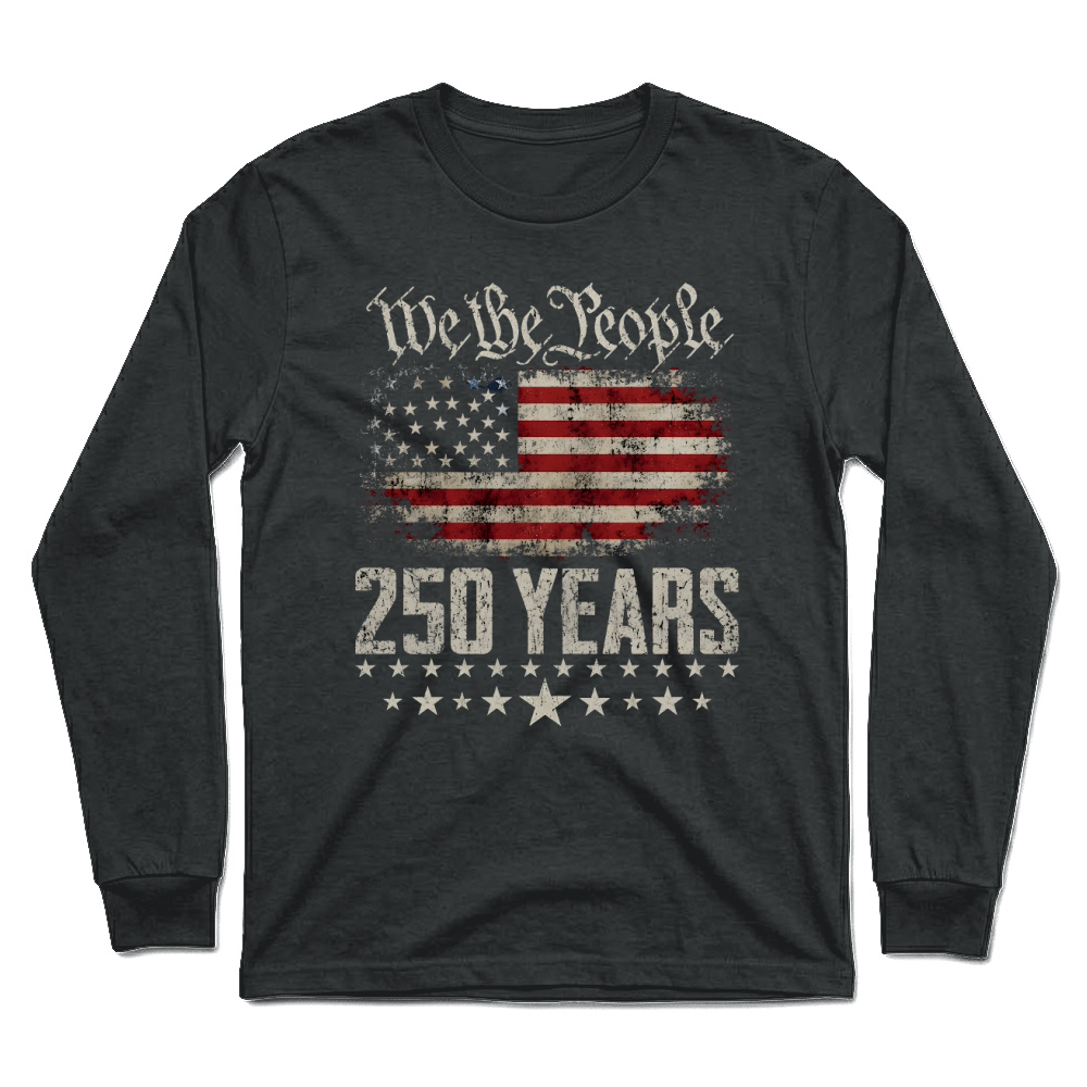 Product We the People 250 Years Flag Unisex Longsleeve