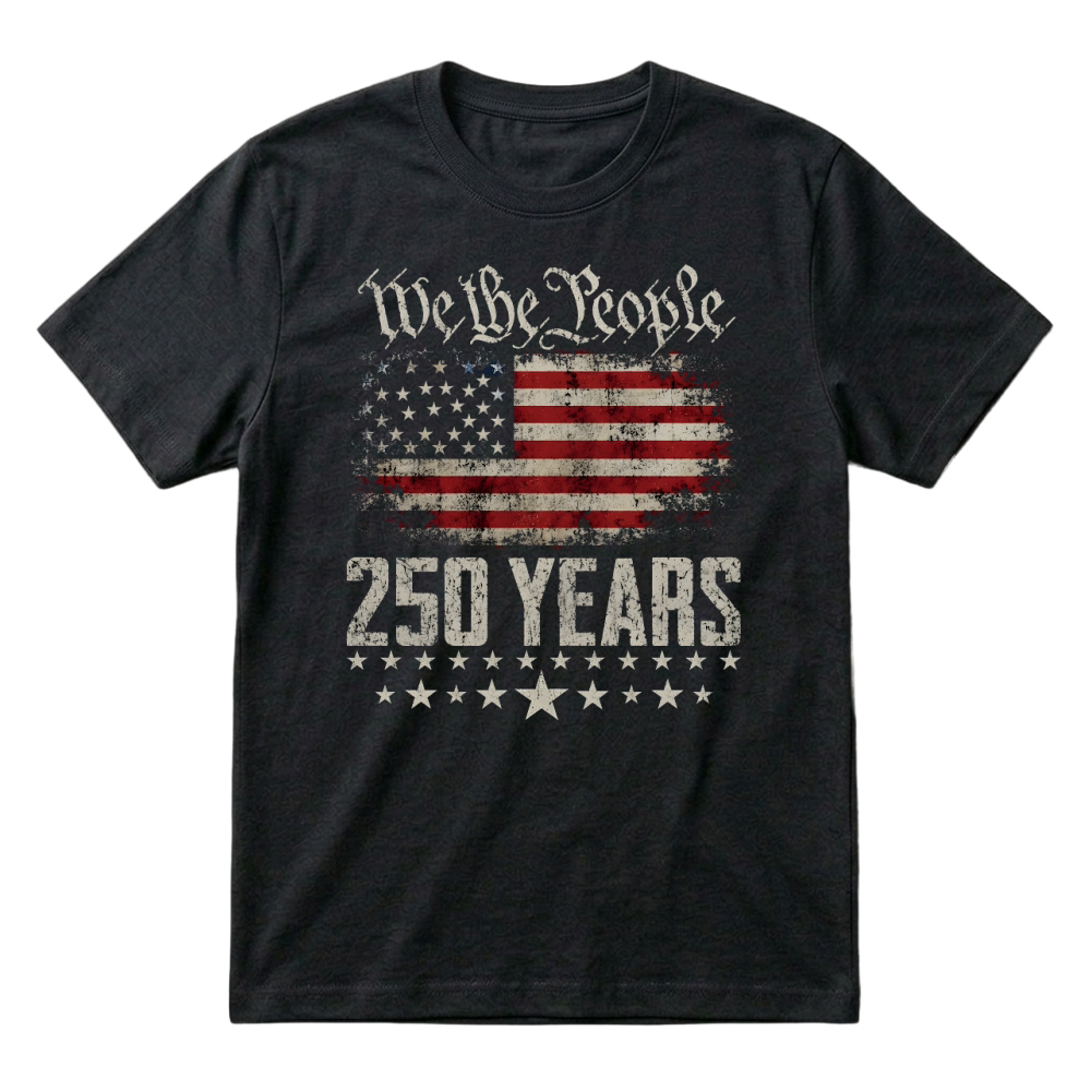 Product We the People 250 Years Flag T-Shirt