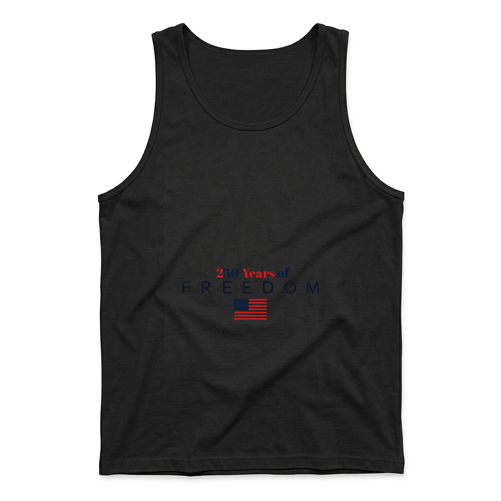 Product 250 Years of Freedom American Flag Tank Top