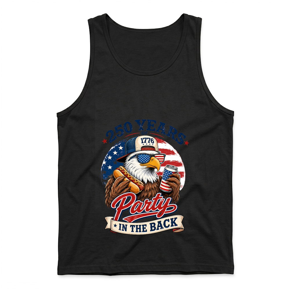 Product 250 Years Patriotic Eagle Party In The Back Tank Top