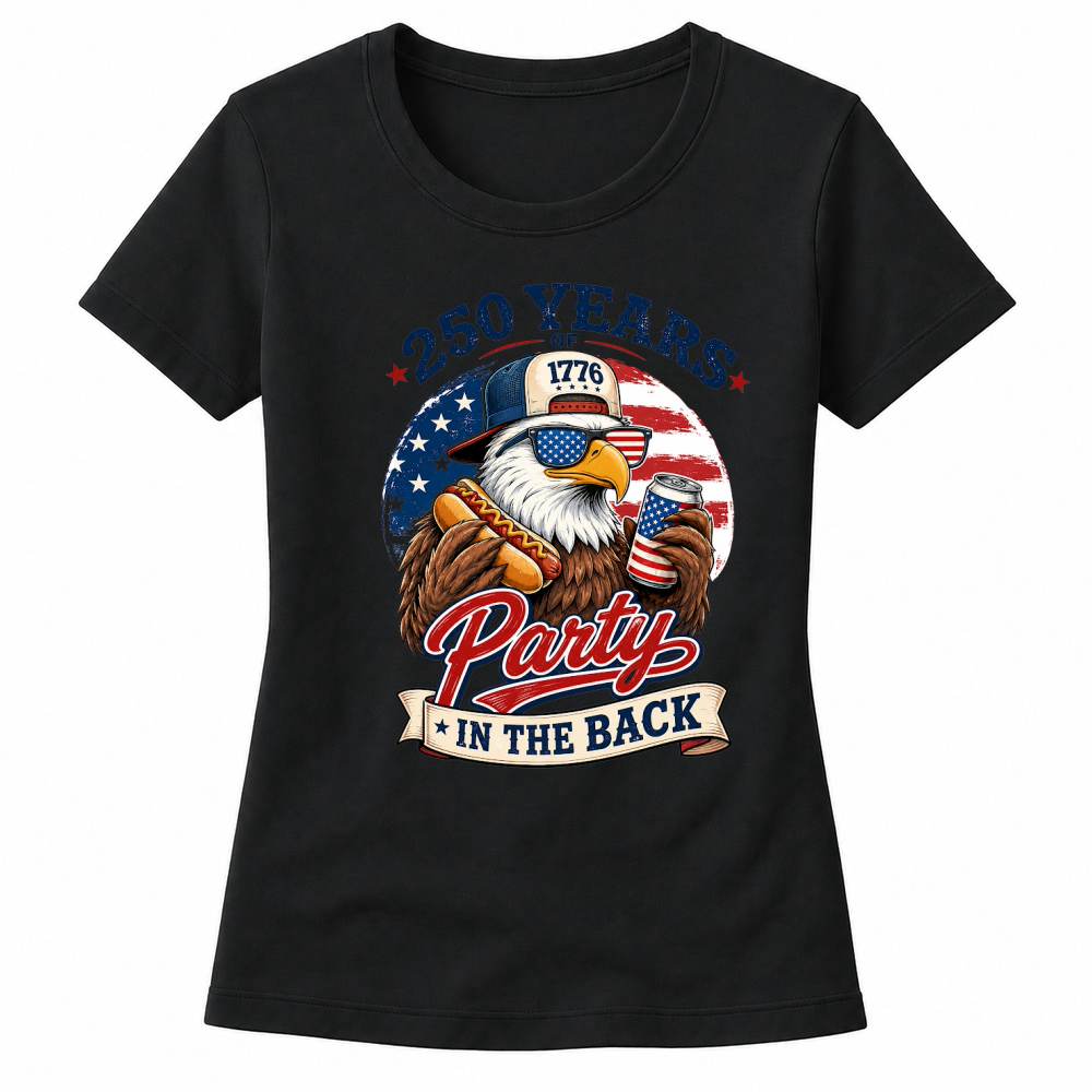 Product 250 Years Patriotic Eagle Party In The Back Women's T-shirts