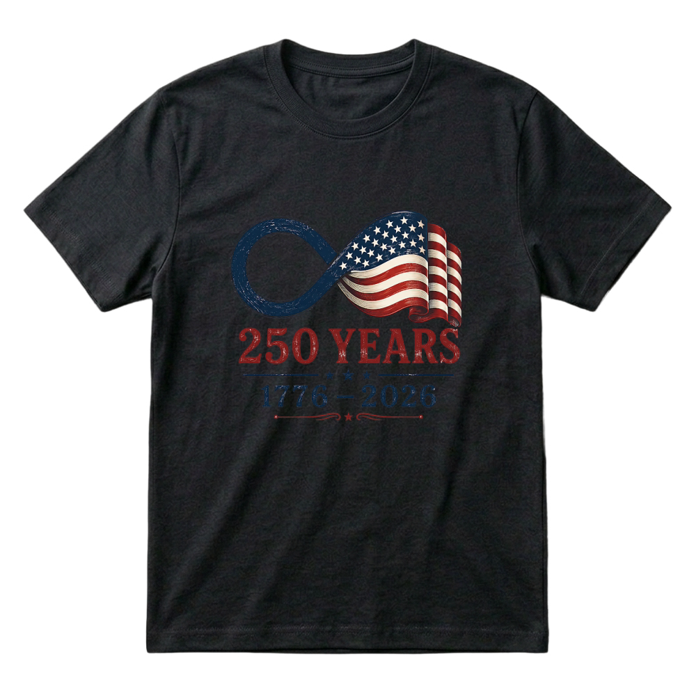 Product USA 250 Years Flag 1776 2026 T-Shirt