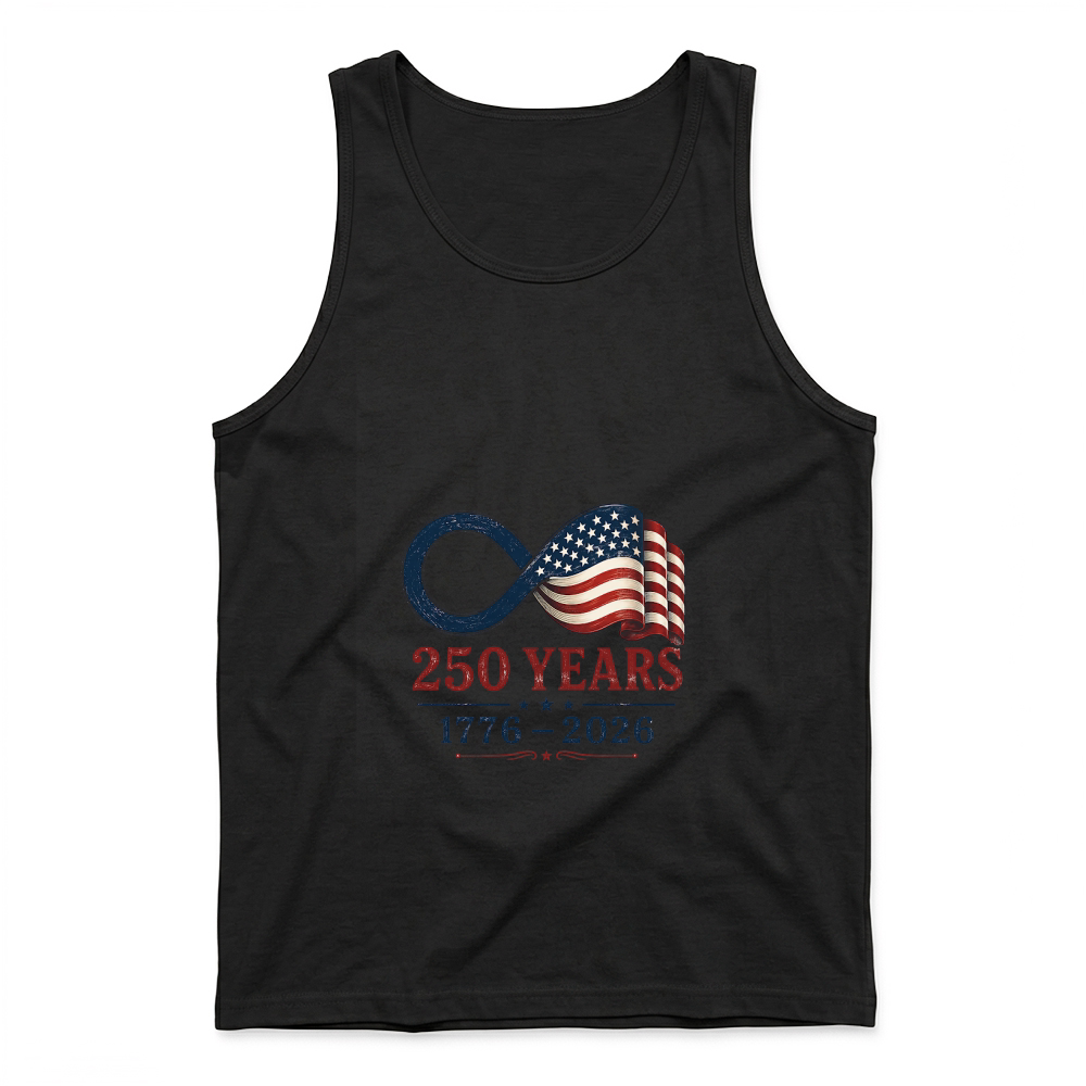 Product USA 250 Years Flag 1776 2026 Tank Top