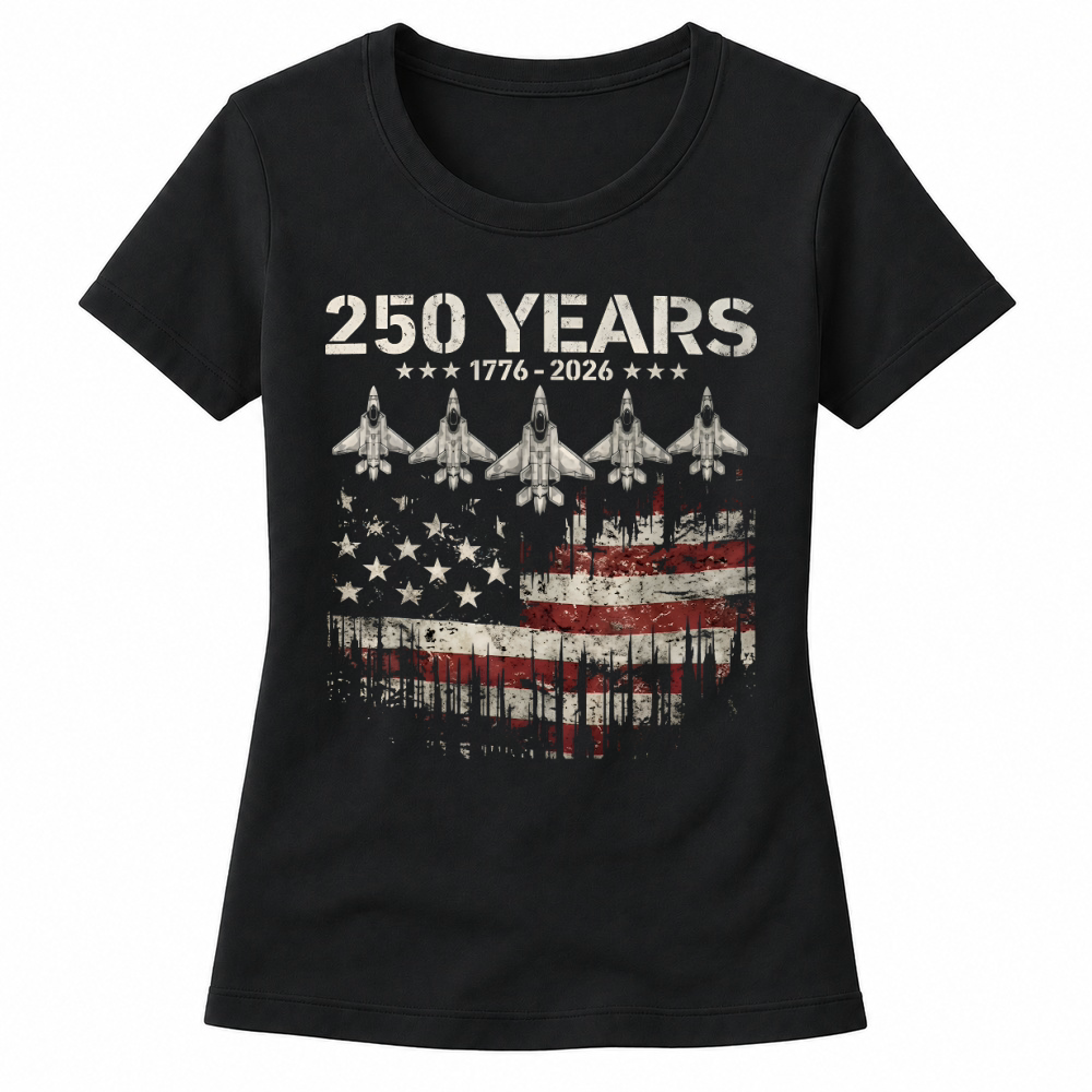 Product 250 Years Patriotic USA Flag Women's T-shirts
