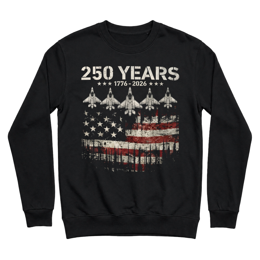 Product 250 Years Patriotic USA Flag Unisex Sweatshirt