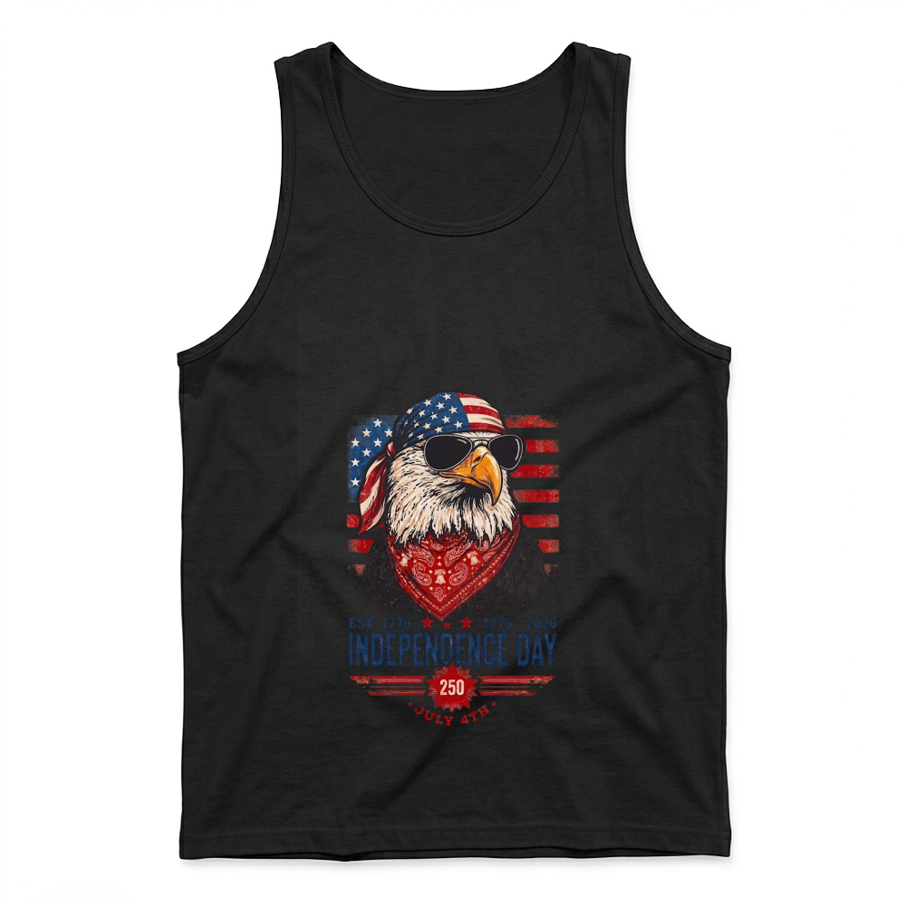 Product 250 Years of American Independence July 4th Tank Top
