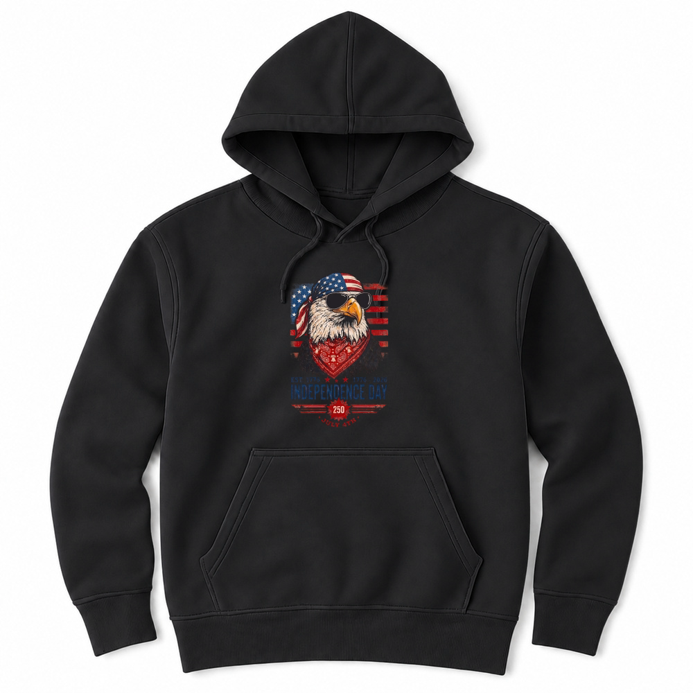Product 250 Years of American Independence July 4th Unisex Hoodie