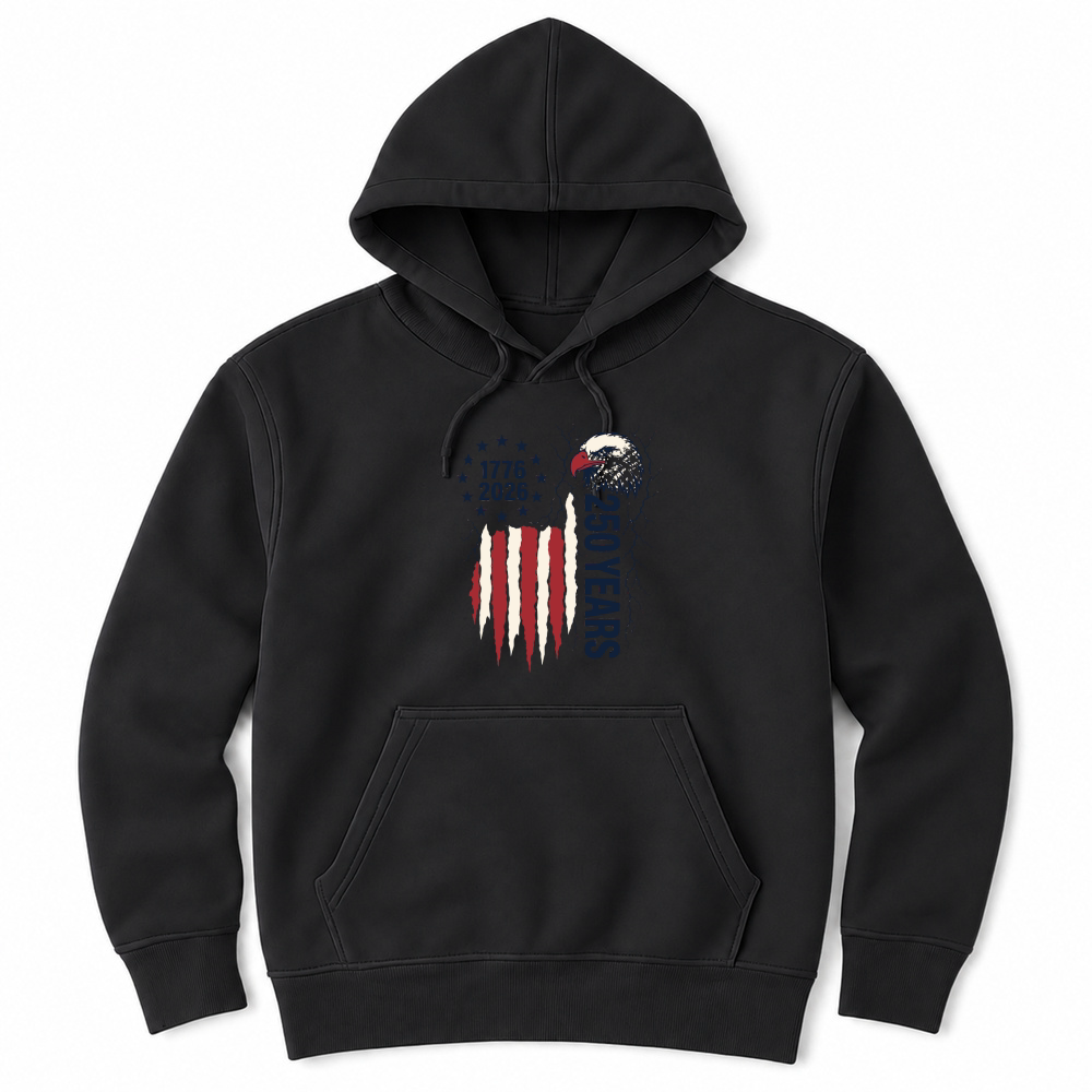 Product 250 Years America Semiquincentennial Eagle Unisex Hoodie