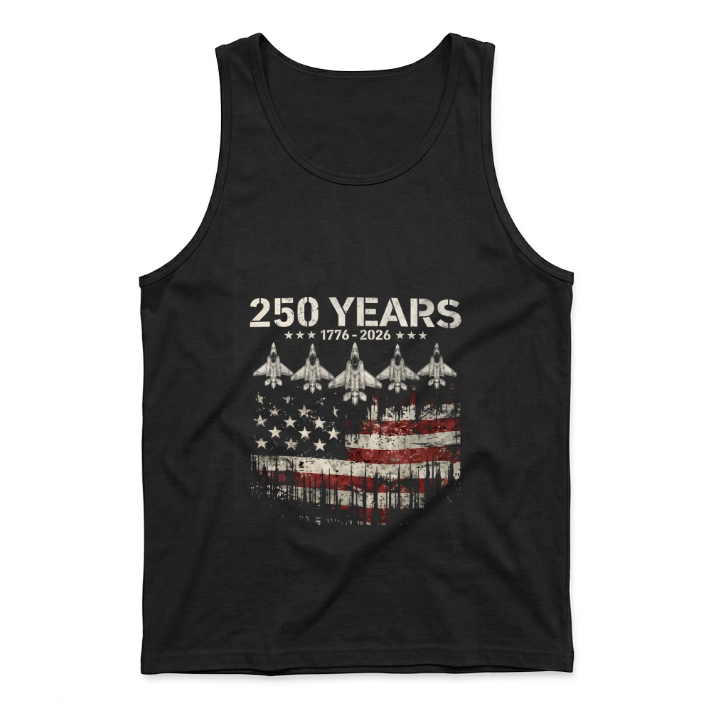 Product 250 Years Patriotic USA Flag Tank Top