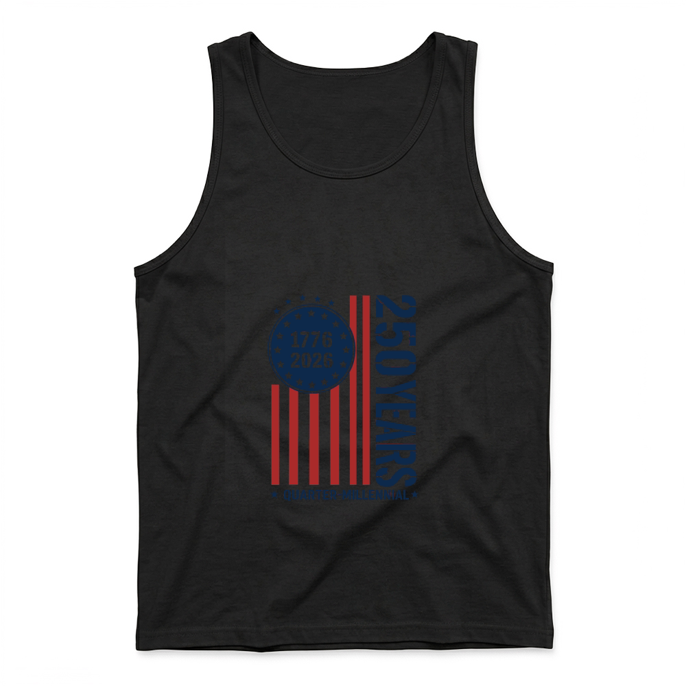 Product Quarter Millennial 250 Years America 1776 2026 Tank Top