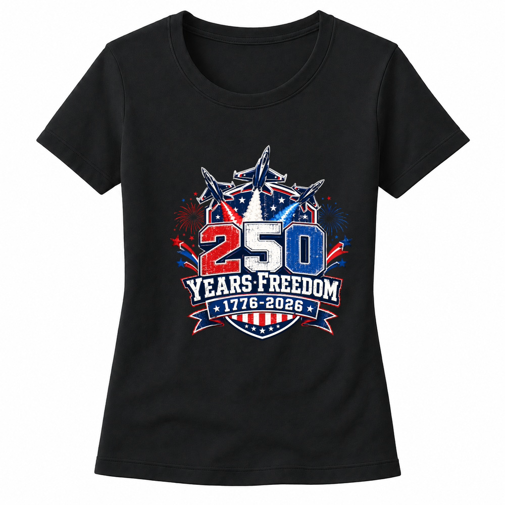 Product 250 Years Freedom USA 4th of July Women's T-shirts