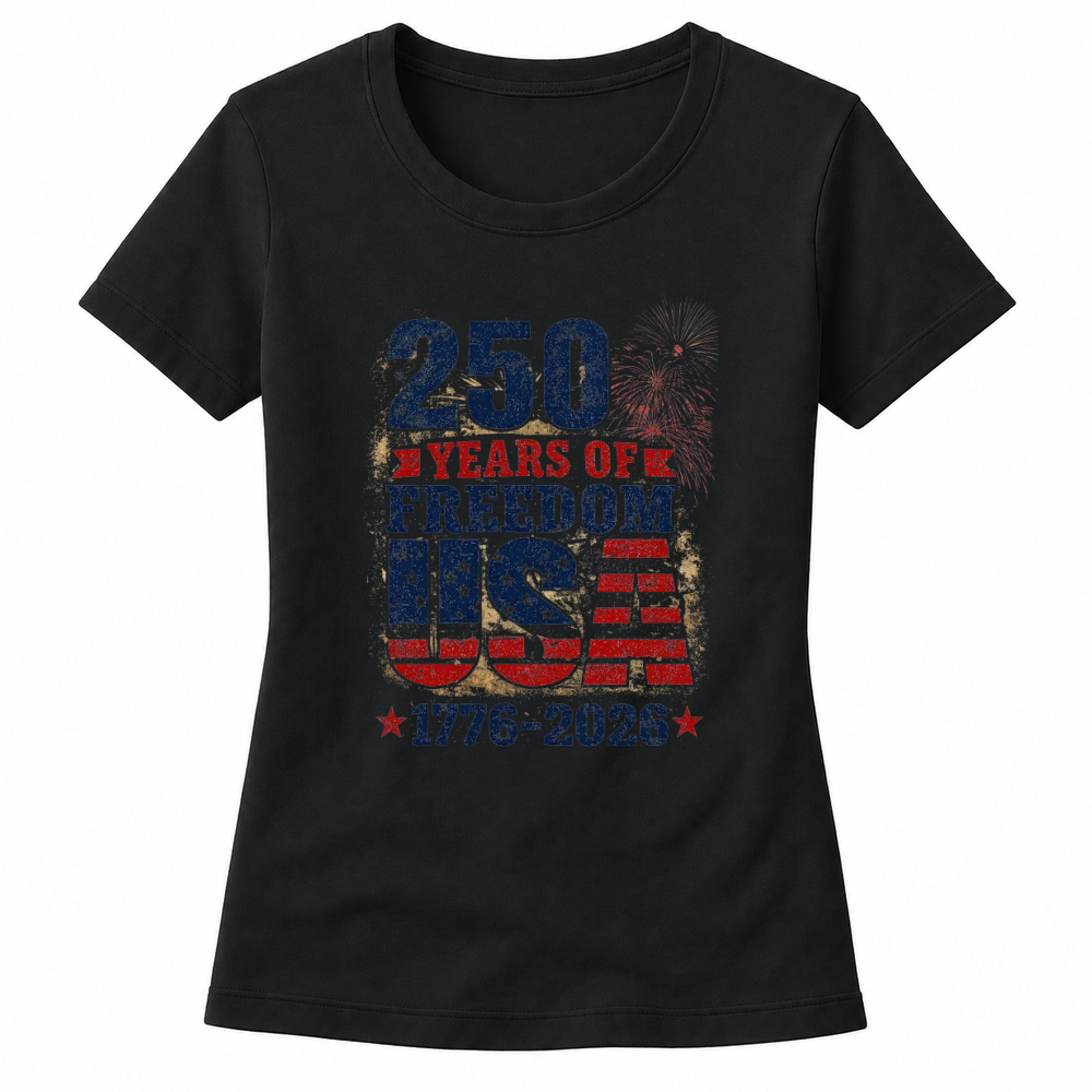 Product 250 Years of Freedom 1776 2026 Women's T-shirts