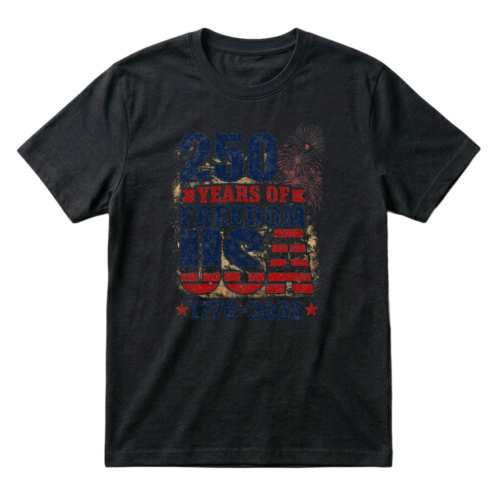 Product 250 Years of Freedom 1776 2026 T-Shirt