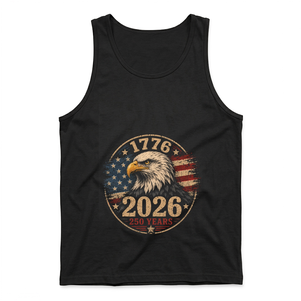 Product 250 Years Eagle 1776 2026 Eagle Retro Tank Top