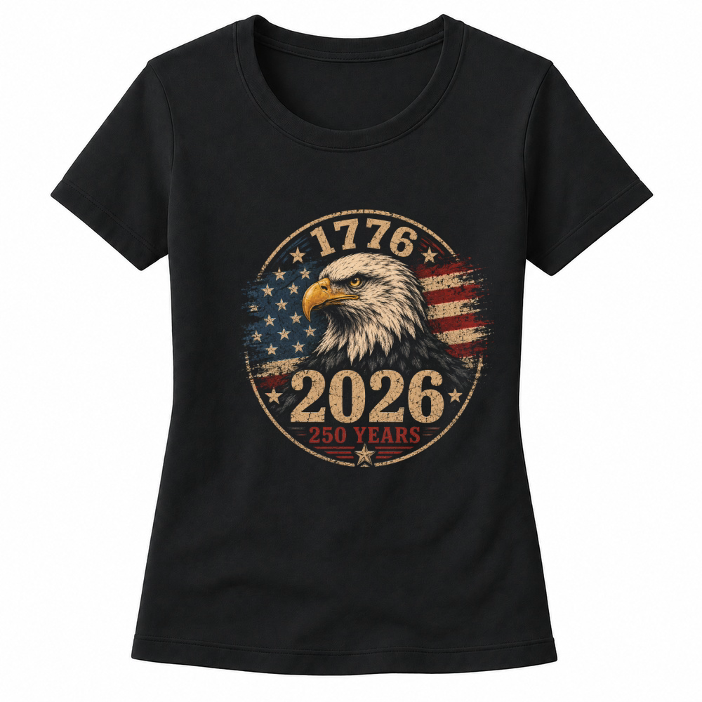 Product 250 Years Eagle 1776 2026 Eagle Retro Women's T-shirts