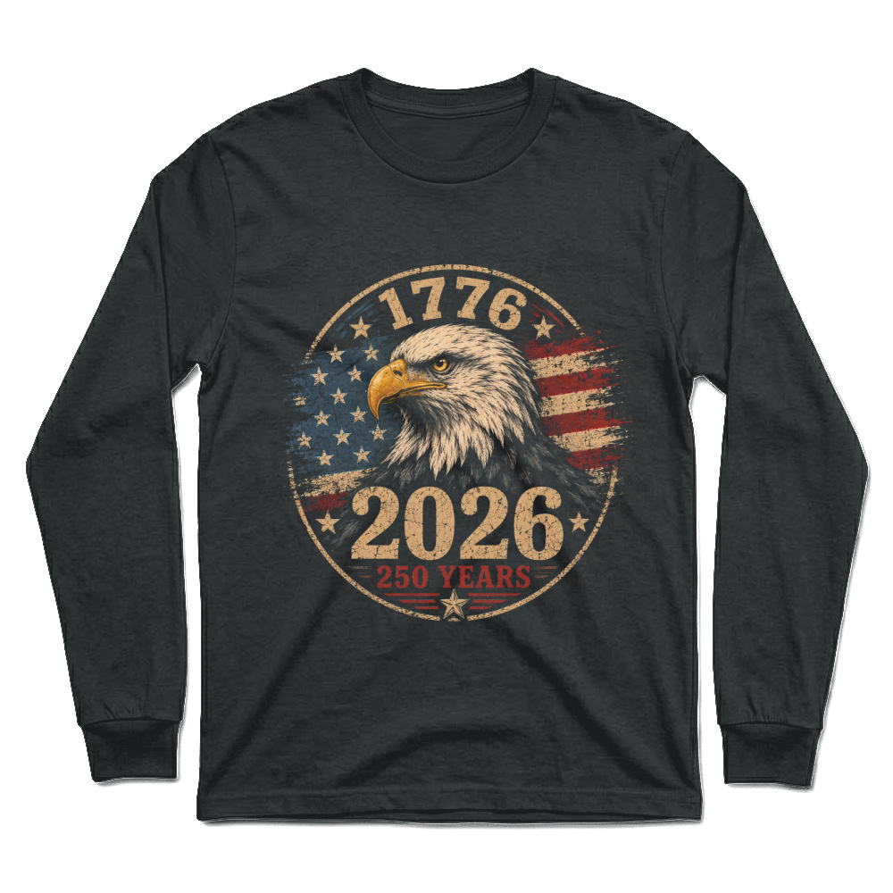 Product 250 Years Eagle 1776 2026 Eagle Retro Unisex Longsleeve