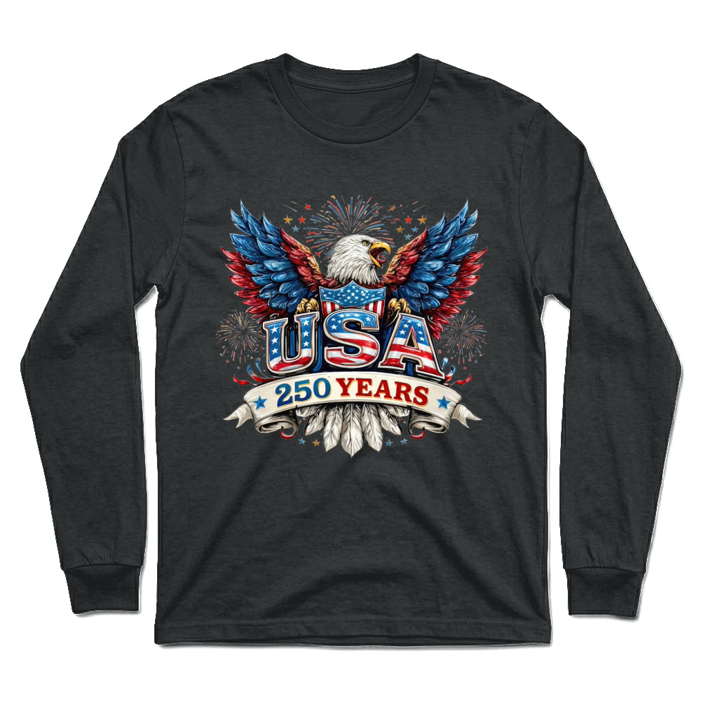 Product USA 250 Years Eagle Firework Unisex Longsleeve
