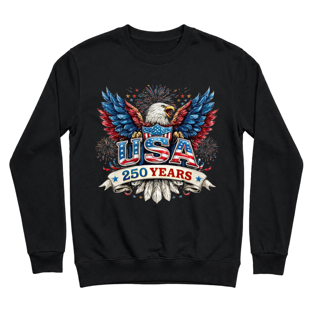 Product USA 250 Years Eagle Firework Unisex Sweatshirt